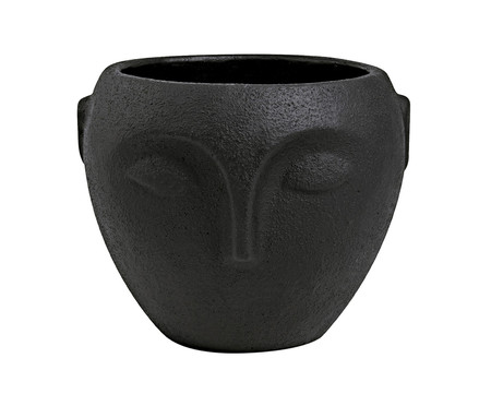 Cachepot em Cimento Melba - Preto