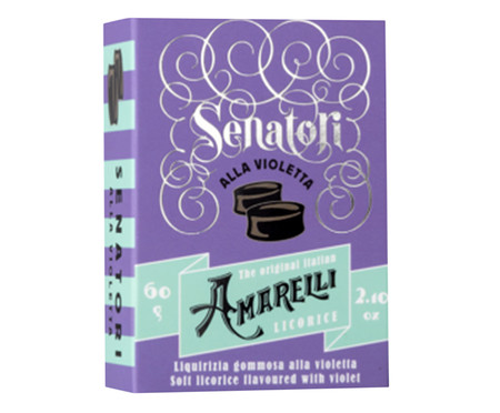 Bala de Goma de Alcaçuz e Violeta Senatori - 60G