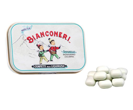 Bianconeri Alcaçuz de Menta Coberto com Fina Camada de Açúcar - 20G, multicolor | WestwingNow