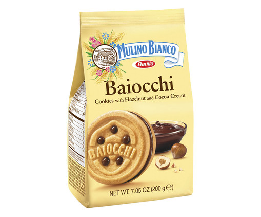 Biscoito com Creme de Avelã Baiocchi Mulino Bianco - 200G, multicolor | WestwingNow