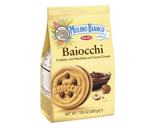 Biscoito com Creme de Avelã Baiocchi Mulino Bianco - 200G, multicolor | WestwingNow