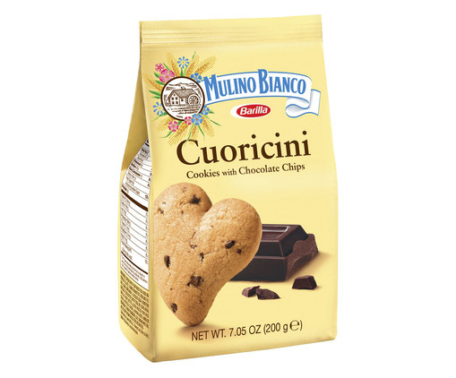 Biscoito com Gotas de Chocolate Cuoricini Mulino Bianco - 200G, multicolor | WestwingNow