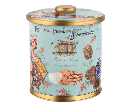 Lata com Mix de Biscoitos Finos - 260G, multicolor | WestwingNow