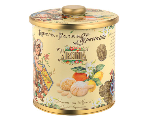 Lata com Amaretti Macios de Limão Sicilianos - 220G, multicolor | WestwingNow