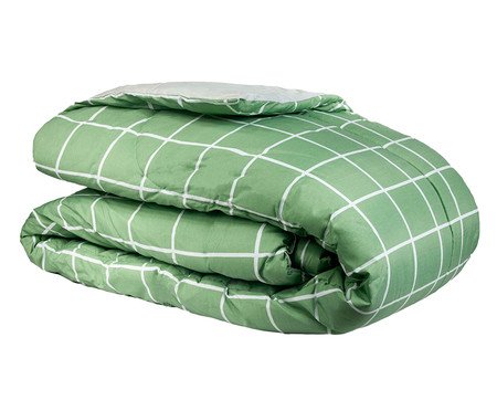 Edredom Classic Grid Verde | Westwing