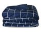 Capa de Coberdrom Soft Duvet Essencialle Grid Marinho, Colorido | WestwingNow