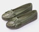 Mocassim Crocro em Couro Verde, Verde | WestwingNow