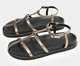 Naked Sandal Couro Prata Velho, Prata ou Metálico | WestwingNow