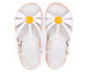 Slider em Couro Daisy Off-White, Off White | WestwingNow