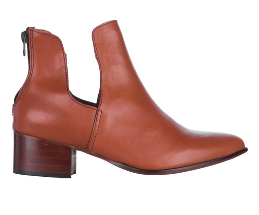 Bota em Couro Camel, Dourado | WestwingNow