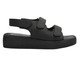 Sandália Flatform Ráfia Preto, Preto | WestwingNow