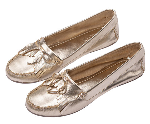 Mocassim Ouro Light, Dourado | WestwingNow