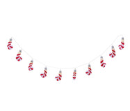 Cordão Candy Canes com 10 Leds - Vermelho | WestwingNow