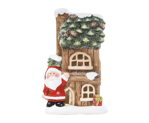 Adorno Casa Papai Noel com Led, multicolor | WestwingNow