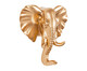 Gancho de Parede em Resina Elefante -Dourado, Dourado | WestwingNow