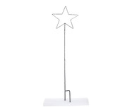 Adorno Estrela para Jardim com 80 Leds - Preto | WestwingNow