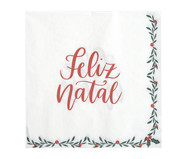 Guardanapo de Papel Feliz Natal - Branco | WestwingNow