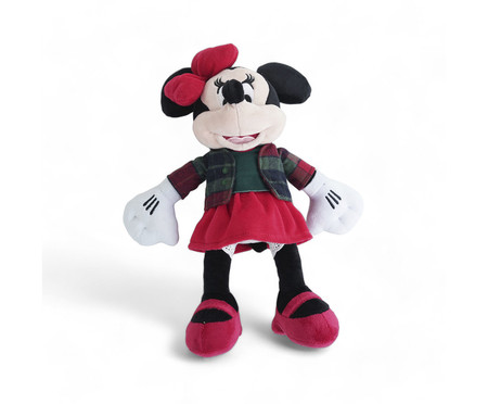 Minnie de Pelúcia com Roupa Xadrez | WestwingNow