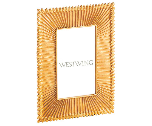 Porta-Retrato Shirley - Dourado, Dourado | WestwingNow