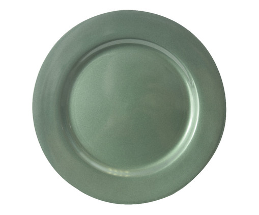 Sousplat Redondo Liso - Verde, green | WestwingNow