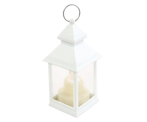 Mini Lanterna com Vela Led - Branco, white | WestwingNow