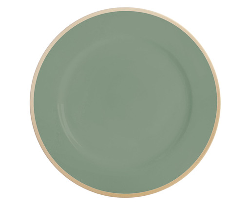 Sousplat com Borda Decorada - Verde, green | WestwingNow