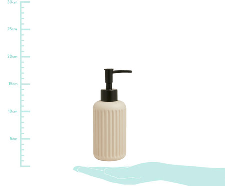 Dispenser para Sabonete Liquido em Cimento Jani - Bege | WestwingNow