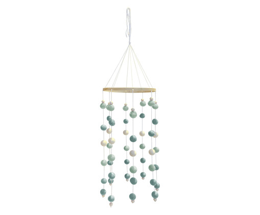 Mobile Pompom em Tons de Verde, multicolor | WestwingNow