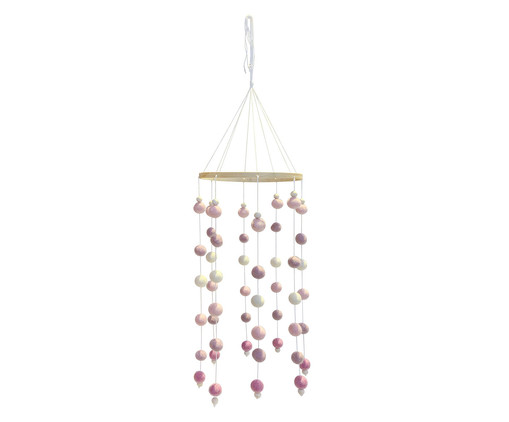 Mobile Pompom em Tons de Rosa, multicolor | WestwingNow