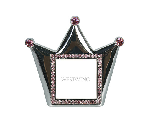 Porta-Retrato Crown Rosa, multicolor | WestwingNow