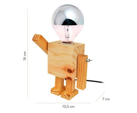 Luminária de Mesa Robô Boy - Bivolt | WestwingNow