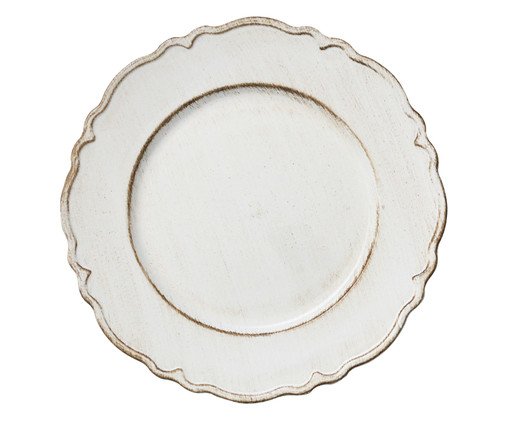 Sousplat Nice  - Branco, Branco | WestwingNow