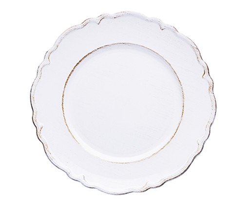 Sousplat Nice  - Branco, Branco | WestwingNow