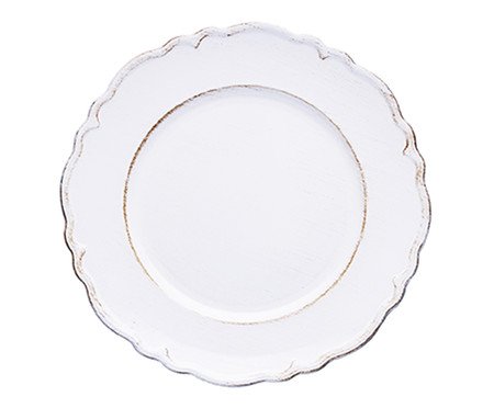 Sousplat Nice  - Branco