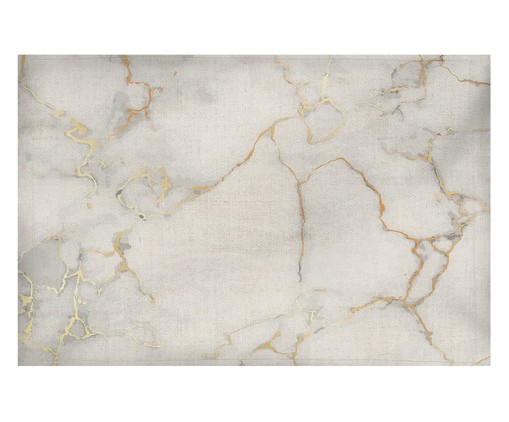 Lugar Americano Marble - Cinza, Cinza | WestwingNow