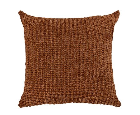 Almofada em Tricô Soft Quadrada Terracota | Westwing