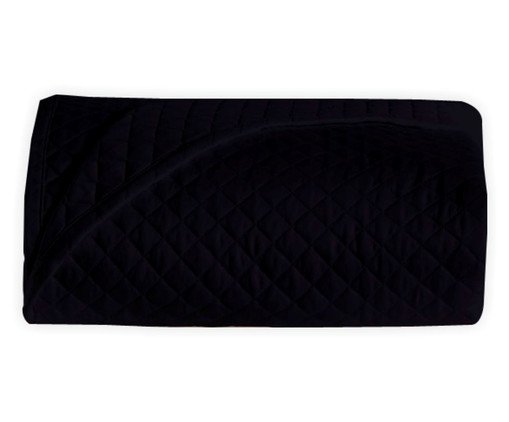 Colcha Soft Touch Preto, Preto | WestwingNow