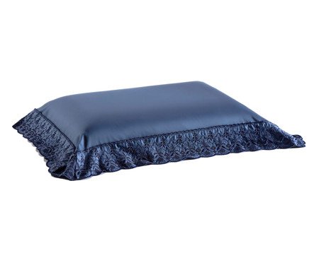 Fronha Acetinada Chateau Versailles Azul Real 400 Fios | Westwing