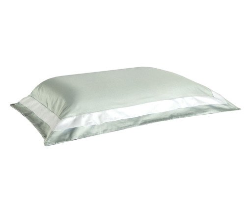 Fronha Acetinada Comfy Silver Green 400 Fios, colorido | WestwingNow