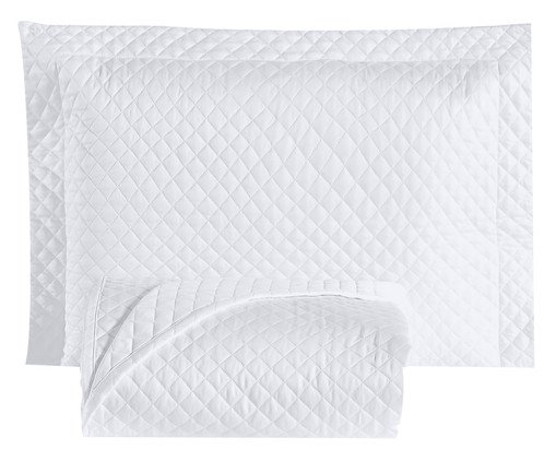 Jogo de Cobre-Leito Matelassê Soft Touch Branco, Branco | WestwingNow