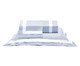 Jogo de Lençol Acetinado Comfy Silver Green 400 Fios, colorido | WestwingNow