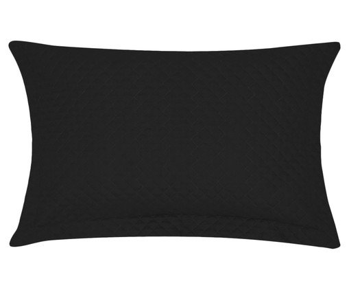 Fronha Matelassê Soft Touch Preto, Preto | WestwingNow