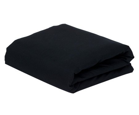Saia para Cama Box Soft Touch Preta | Westwing