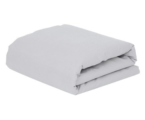 Lençol Inferior com Elástico Soft Touch Cinza, Cinza | WestwingNow