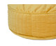 Almofada Redonda em Veludo Lateral Ripado Dourada - 45x15cm, dourado | WestwingNow