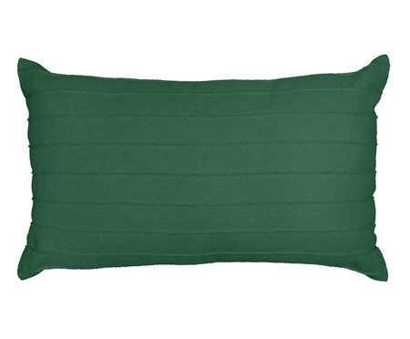 Capa de Almofada Drapeado Estreito Verde | Westwing