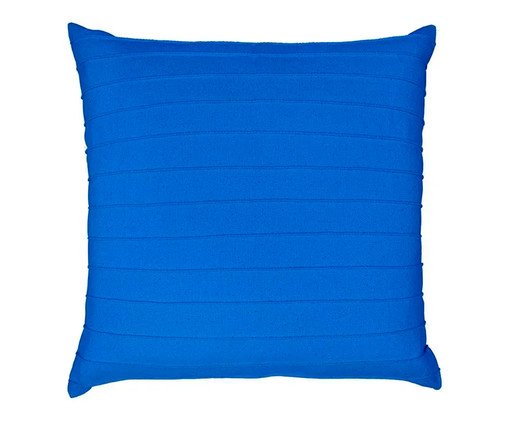 Capa para Almofada Drapeada Azul Turquesa, Azul | WestwingNow