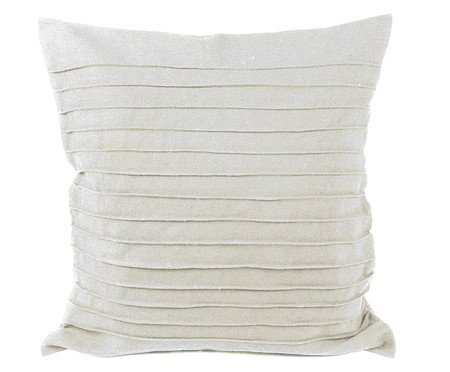 Capa de Almofada Drapeada Bege | Westwing