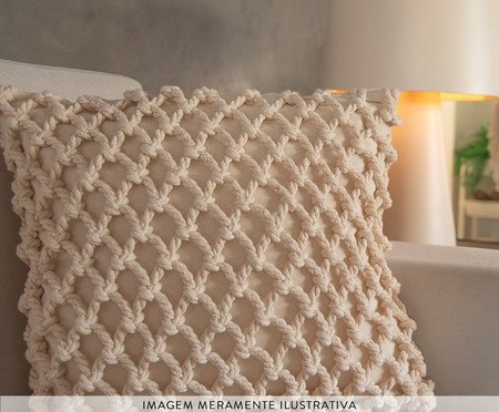Capa de Almofada Macrâme | Westwing