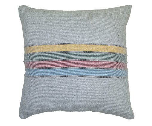 Capa de Almofada Terra Listrada Fina Colorido, Colorido | WestwingNow